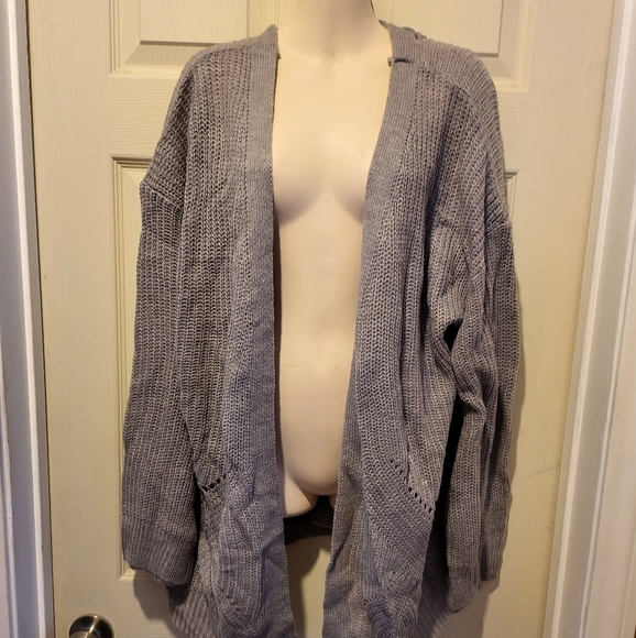 Moral Fiber 3x Grey Cardigan - Picture 1 of 4